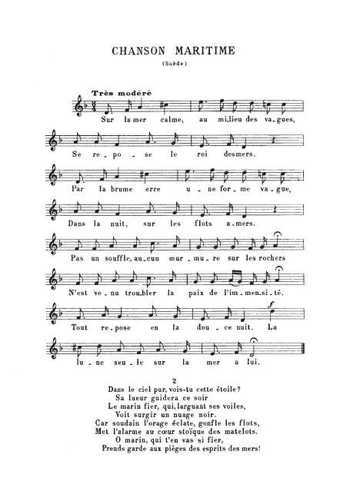 Chanson maritime